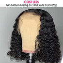 13x5x2 T PART LACE BOB WIG Water Wave 180% Density Can Part Anyway
