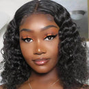 13x5x2 T PART LACE BOB WIG Water Wave 180% Density Can Part Anyway