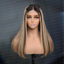 (Super Sale)Megalook New Arrival Balayage Highlight Colored Bob Wigs Wear & Go Glueless 5x5 HD Lace Human Hair Wigs