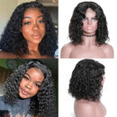 13x5x2 T PART LACE BOB WIG Water Wave 180% Density Can Part Anyway