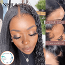 Xrs Beauty Hair Glueless HD Lace Front Human Hair Wigs *New* Clear Lace & Clean Hairline Wet and Wavy Natural Looking Wigs for black women [LFW30]