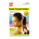 Beauty Town Elastic Ponytail Holder 4mm - Assorted Pastel -