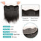 Brazilian Straight Hair 13*4 Lace Frontal HD Lace Free Part Narutal Color Straight Human Hair Lace Frontal 130% Density