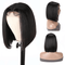 Short Cut Straight Bob Wigs 210% Density Lace Closure Human Hair Wig