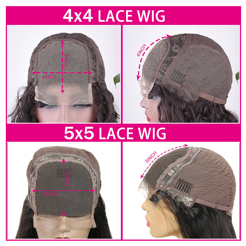 Aligrace Pro Series 4x4 Lace Loose Glueless Wigs