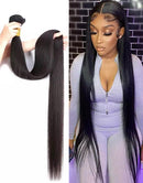 Jessies Wig 30 Inch Straight Human Hair Bundles Brazilian Hair Extension 1 3 4 Bundle Deals