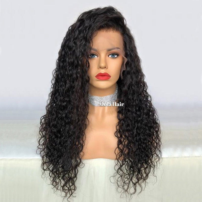 Dola Hair *NEW* CLEAR LACE & CLEAN HAIRLINE Undetectable Skin Melt Lace Water Wave 13x6 Lace Front Wig