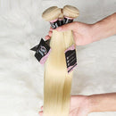 613 Blond Color Straight Virgin Hair Bundles Deal 1/3/4Pcs