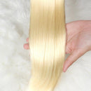 CurlyMe 613 Blonde Virgin Human Hair Straight 4 Bundles with 13x4 Frontal