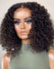 Jessies Wig Curly Pre Cut 5x6 Lace Closure Bob Wig Glueless Crystal Lace Human Hair Wig