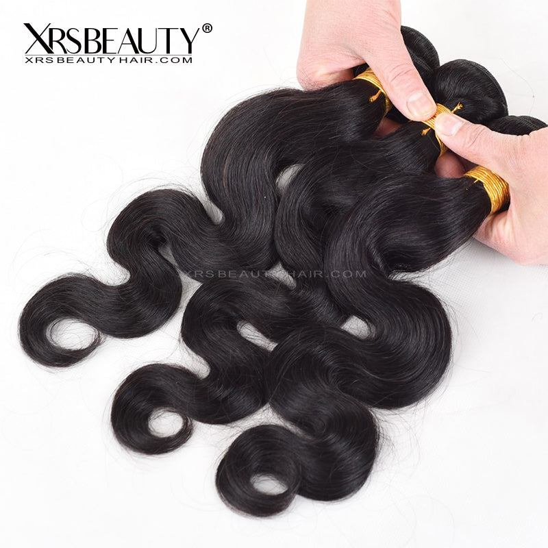 Xrs Beauty Hair 3 Piece Body Wave Hair Virgin Human Hair Bundle [WEFT15]