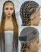 Jessies Wig Full Handmade Box Braided Wigs For Women knotless Braids Lace Wig With Baby Hair