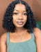 Jessies Wig Flash Deal $99.99 10" 13x4 Lace Frontal Bob Curly Glueless Wig Human Hair