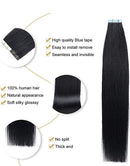 Jessies Wig Tape in Extensions for Black hair Straight Remy Human Hair Extensions