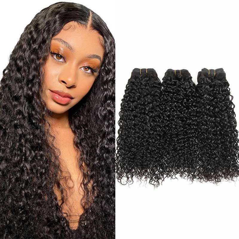 Ali Grace 4 Pcs Kinky Curly Human Hair Bundles