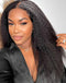 Jessies Wig Flash Deal $159.99 22" Kinky Straight Thin V Part Wig Human Hair No Leave-Out