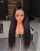 Jessies Wig 20" $149.99 13x4 Glueless HD Lace Kinky Straight Human Hair Wigs With Baby Hair