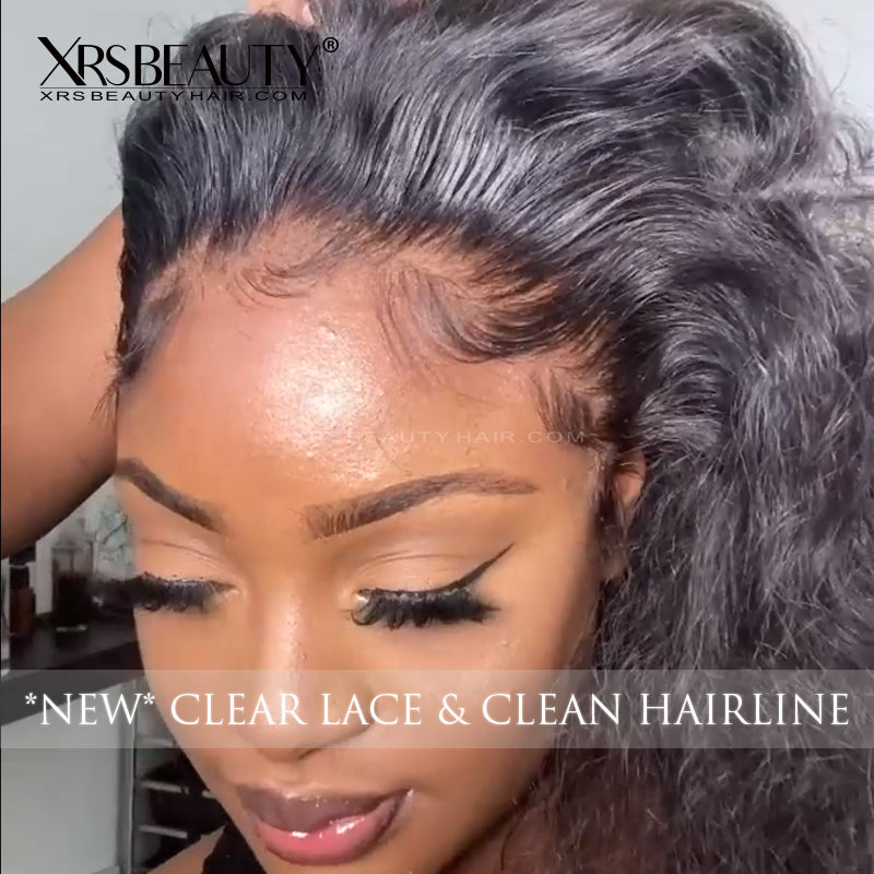 Xrs Beauty Hair Human Hair HD Lace Front Wig Tight Curly 13x6 *NEW* CLEAR LACE & CLEAN HAIRLINE [LFW18]