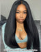 Jessies Wig Kinky Straight Pre Cut Lace 5x6 Crystal HD Lace Pre-bleached Wig Glueless Human Hair Wig