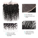 Ali Grace Water Wave Hair Bundles 3 Pcs with 13x4 Lace Frontal