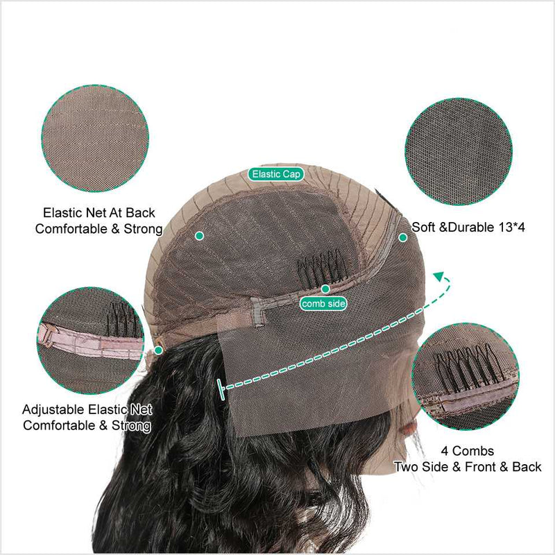 Aligrace 13X4 Lace Water Wave Human Hair Wigs