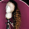 Xrs Beauty Hair Brown Omber Loose Wave 13x4 Front Lace Wig Human Hair [CFW39]