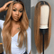 Megalook Undetectable 13x4 Lace Frontal 1B/27 1B30 1B99J Transparent Lace Front Wig 180% Density Wig