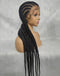 Jessies Wig Full Handmade Box Braided Wigs For Women knotless Braids Lace Wig With Baby Hair