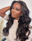 Jessies Wig Pre Cut Lace 13x5 Glueless Crystal HD Lace Front Wig Body Wave With breathable Air Cap(All Day Comfort)