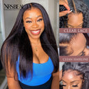 Xrs Beauty Hair Human Hair HD Lace Front Wig Italy Yaki 13x6 *NEW* CLEAR LACE & CLEAN HAIRLINE [LFW20]