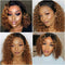 Aligrace 13x4 Lace Curly BoB Wigs Ombre 1B/30