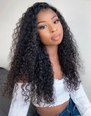 Jessies Wig Pre plucked 13x4 Water Wave HD Lace Frontal Wig | 4x4 Closure Human Hair Wigs With Baby Hair