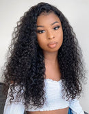 Jessies Wig Pre plucked 13x4 Water Wave HD Lace Frontal Wig | 4x4 Closure Human Hair Wigs With Baby Hair