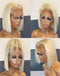 Jessies Wig 13x4 Blonde Bob Lace Frontal Wigs 4x4 Short Cut Lace Closure Wig