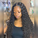 Xrs Beauty Hair 13x5 Lace Front Human Hair Water Wave Wig Pre Plucked Natural Layered Edge Hair [LFW07]