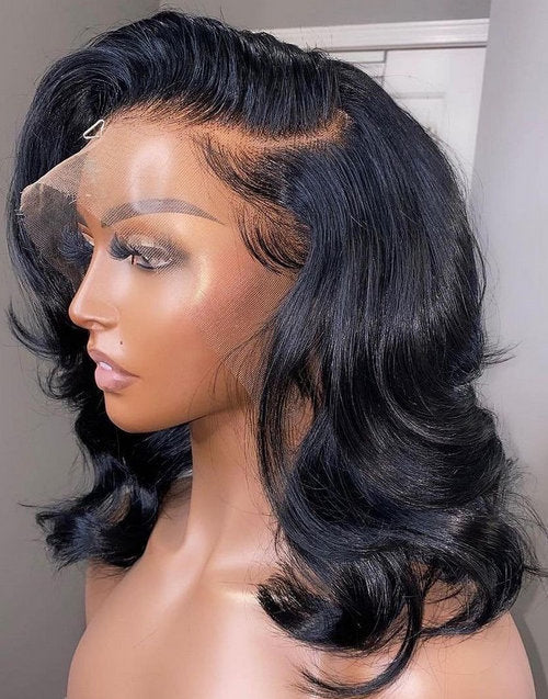 Jessies Wig 13x6 13x4 HD Lace Wave Bob Lace Front Wig 5x5 Human Hair Closure Wigs