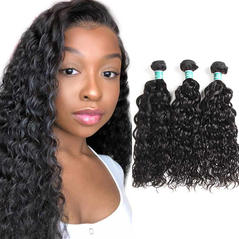 Ali Grace 3 Pcs Water Wave Virgin Human Hair Bundles