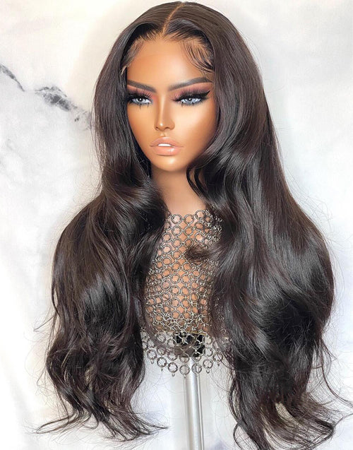 Jessies Wig 30inch 5X5 UNDETECTABLE HD Lace Body Wave Human Hair Lace Closure Wigs