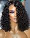 Jessies Wig Ocean Curl 13x4 Lace Front Bob Wig Glueless Human Hair Wig