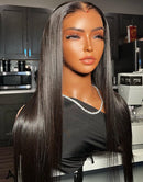 Jessies Wig (40% OFF At Checkout Directly) Glueless Straight 13x4 Lace Frontal Human Hair Wig