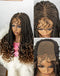 Jessies Wig T1B/27 4x4 Lace Braided Wig T1B/30 Box Braided Micro Braids With Curly Ends