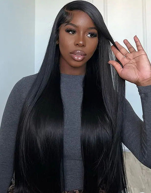 Jessies Wig 40 Inch Glueless Straight 13x4 Lace Front Human Hair Wig