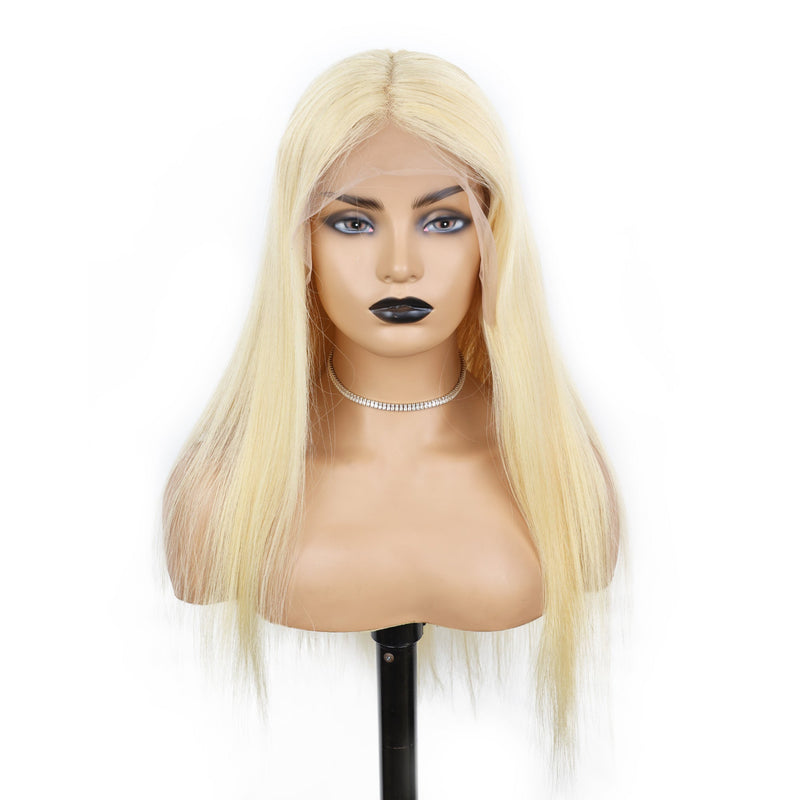 Xrs Beauty Hair 613 Blonde 13x4 Lace Front Wig 180% Density Silky Straight Lace Frontal Brazilian Human Hair [CXW53]