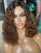 Jessies Wig Flash Deal $139.99 16" Ombre Brown Water Wave 4x4 Lace Bob Wig Glueless Human Hair Wig