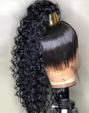 Jessies Wig Curly 360 Wig Full Lace Frontal Wig For High Ponytail Human Hair Wigs (Summer Must Have)