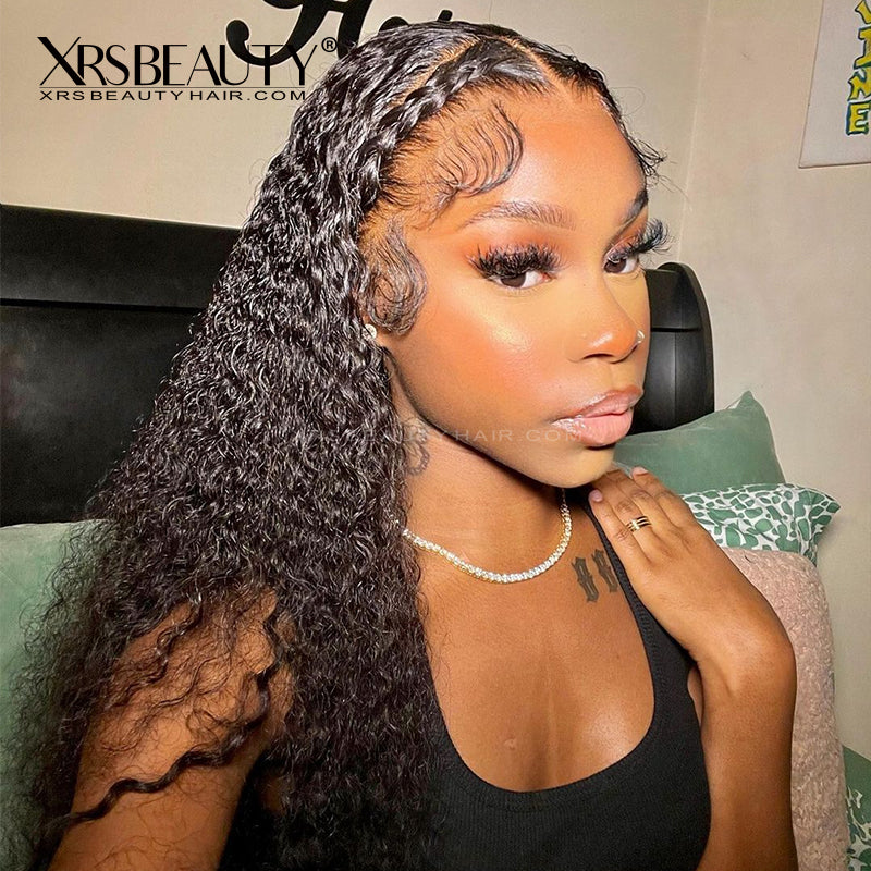 Xrs Beauty Hair Human Hair HD Lace Front Wig Water Wave 13x6 *NEW* CLEAR LACE & CLEAN HAIRLINE [LFW16]