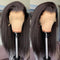 Dola Hair Kinky Straight 360 Lace Front Wig Perfect For Ponytail Look Knots Bleached