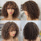 Dola Hair High Density Messy Curly Wig With Bang