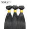 Xrs Beauty Hair 3 Piece Straight Brazilian Hair Virgin Human Hair Bundle [WEFT10]