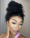 Jessies Wig Curly Full Lace Wig With 4C Edges Hairline Human Hair Can Be Bun/High Ponytail/Braids